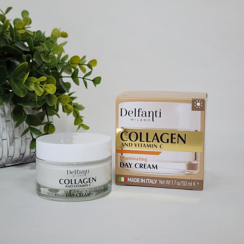 Delfanti Milano Collagen and Vitamin C Illuminating anti-aging Day Cream 1.7 oz